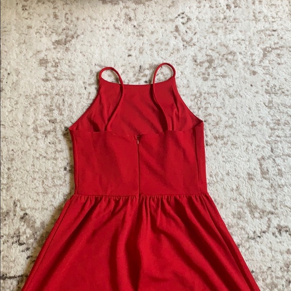 Red skater dress - Picture 2 of 2